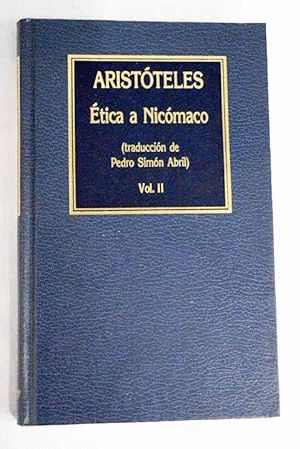 ÉTICA A NICÓMACO (TAPA DURA)